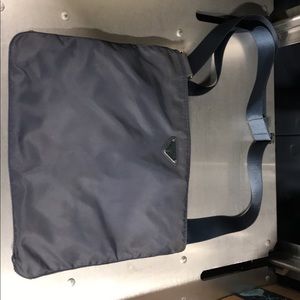 Vintage Blue Prada Messenger Bag